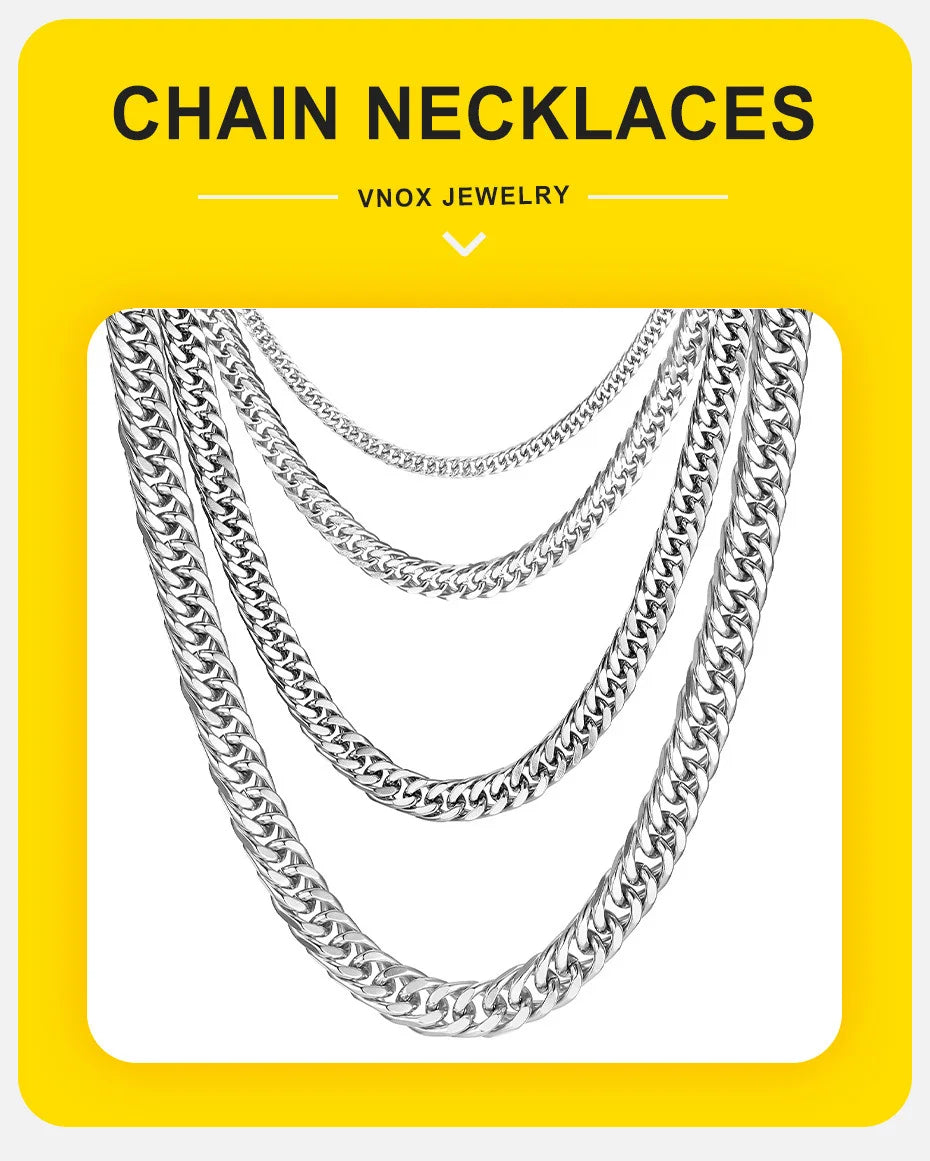 Gold Cuban chain necklace