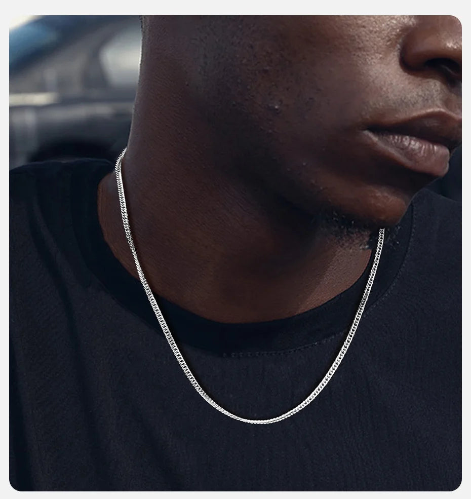 Gold Cuban chain necklace