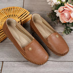 Comfortable Women's Loafers Laser Stitch Detail Flat Shoes Casual Comfortable Slip On Classic Trendy Streetwear