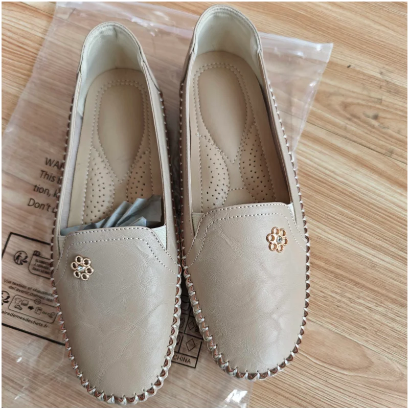 Comfortable Women's Loafers Laser Stitch Detail Flat Shoes Casual Comfortable Slip On Classic Trendy Streetwear