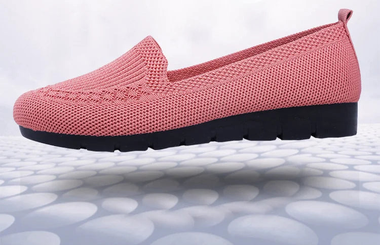 Women’s Orthopedic Knit Comfort Loafers – Slip-Resistant Walking Shoes